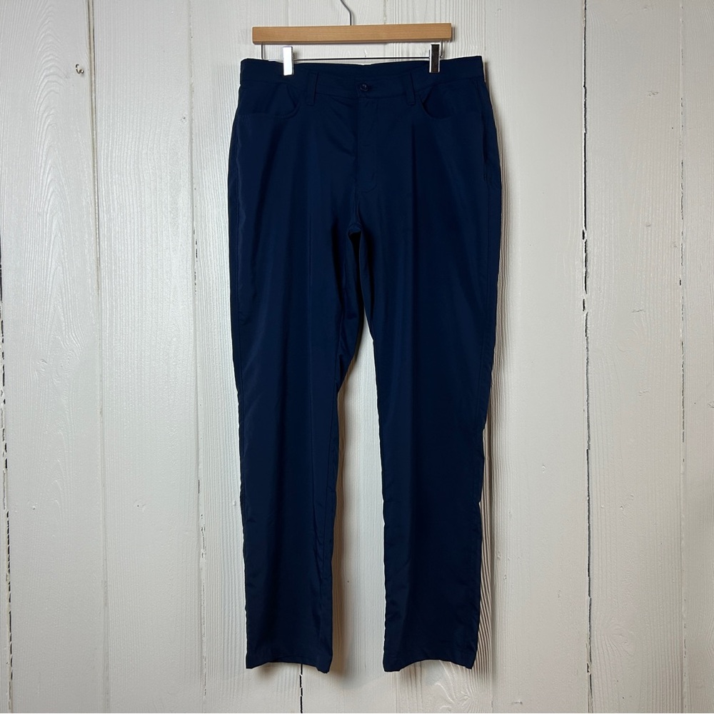 Under Armour UA Loose Fit Tech Golf Pants Men's Navy Blue Dress 38x32